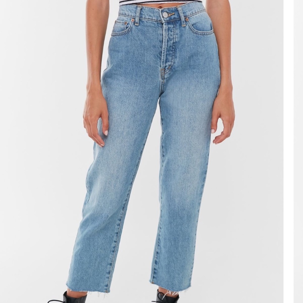 BDG SLIM STRAIGHT HIGH-WAISTED JEANS